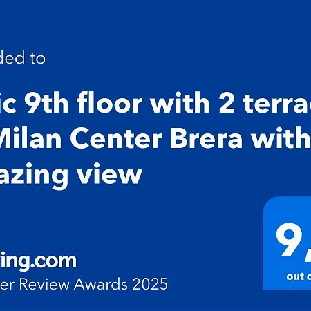 Διαμέρισμα Attic 9th Floor With 2 Terrace In Center Brera With Amazing View Μιλάνο